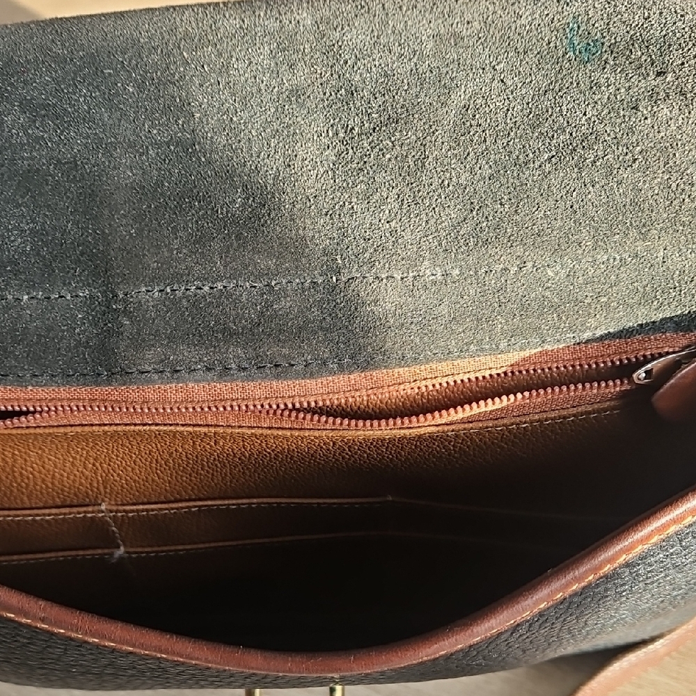 Dooney & Bourke Black and Brown Leather Bag - Picture 4 of 4
